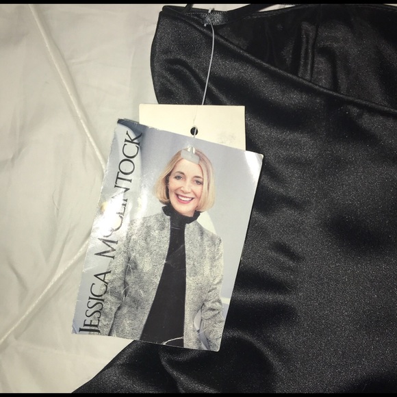 NWT Jessica McClintock Strapless Black Dress size 2 - Picture 5 of 5